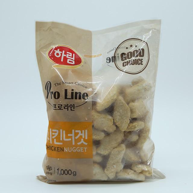 하림 프로라인 모양 치킨너겟 냉동 1kg