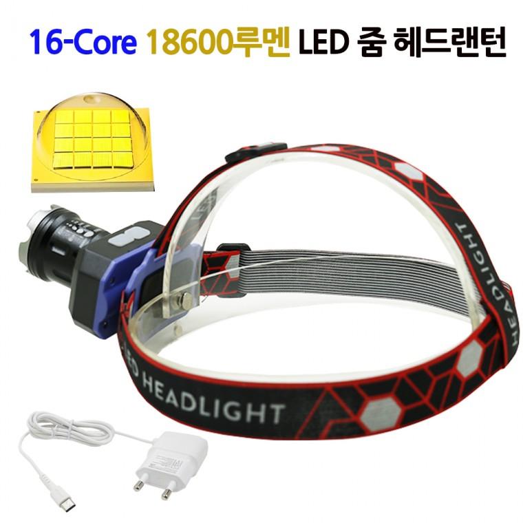 LED 충전식 헤드라이트 등산 낚시 랜턴 헤드랜턴 XHP160 P705 아0