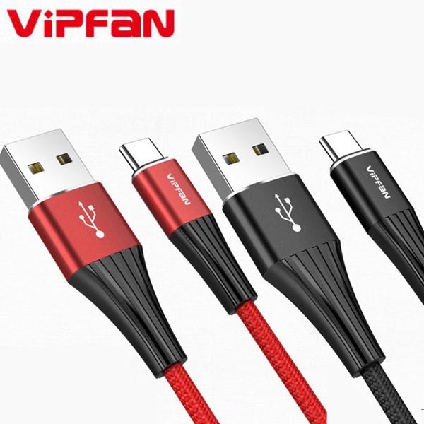 S2B VIPFAN A1 갤럭시 C타입 핸드폰 휴대폰 USB 2.4A 고속충전 케이블 1.2m