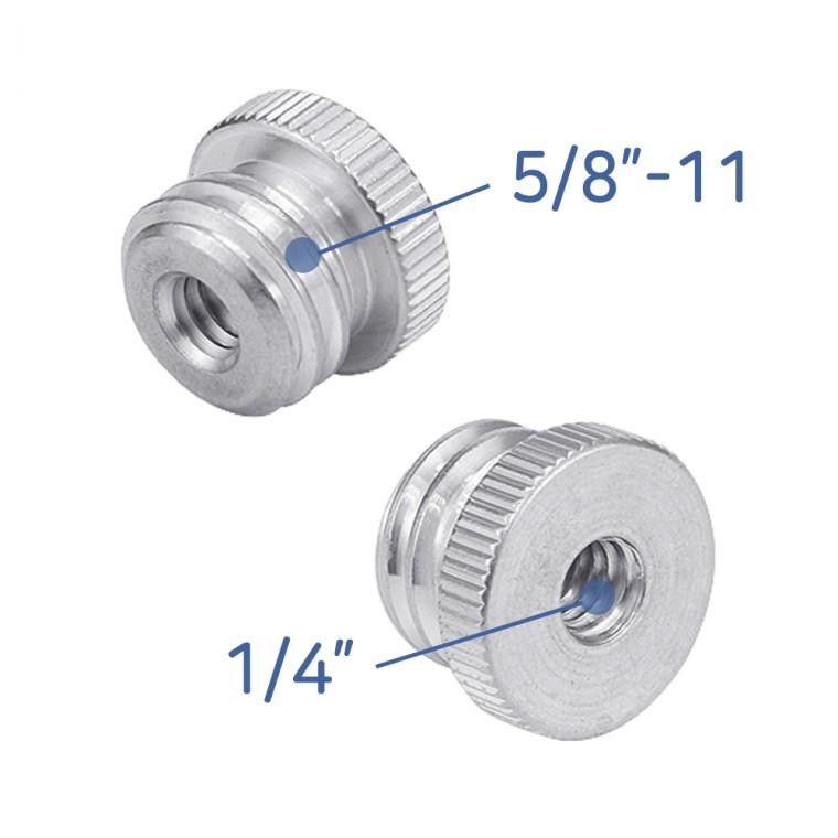 5/8-11 인치 1/4 나사 카메라 레이저 레벨기 아답터