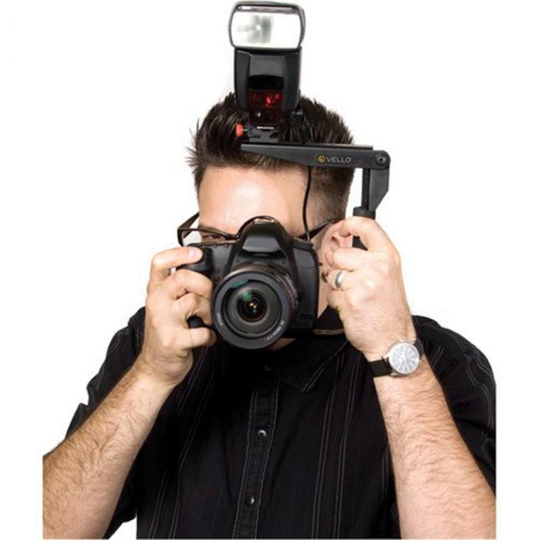 카메라 마이크 L자형 플래쉬 핫슈 브라켓 DSLR 액션캠