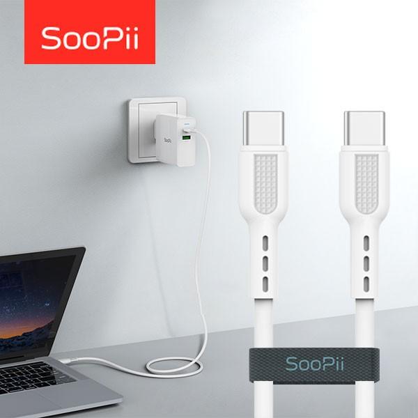 Soopii USB PD C to C 60W 고속충전케이블 S30 30Cm