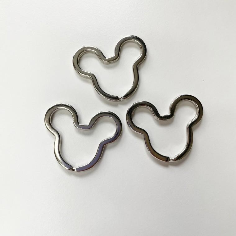 곰모양 열쇠고리 링 50p