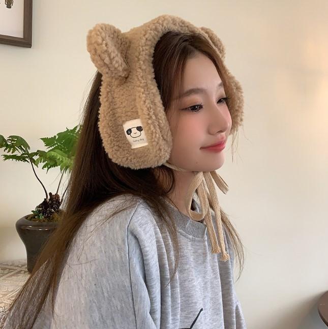 멍이 양털 귀도리 귀달이 방한귀마개