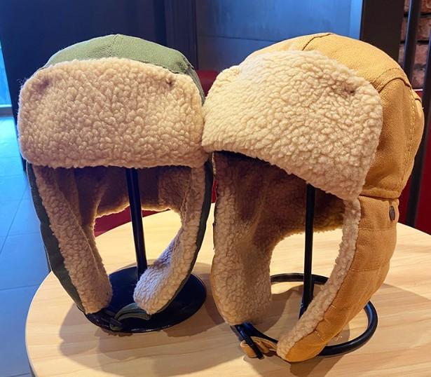 베이직 군밤 항공모자 겨울 방한 털모자