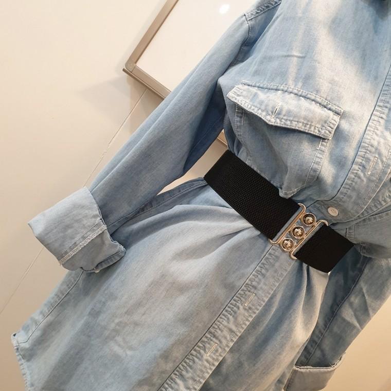 패션 레이어드 밴딩벨트 넓은 허리띠 폭5cm