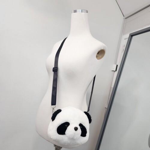 미니 가방 판다 팬더인형 얼굴 크로스백