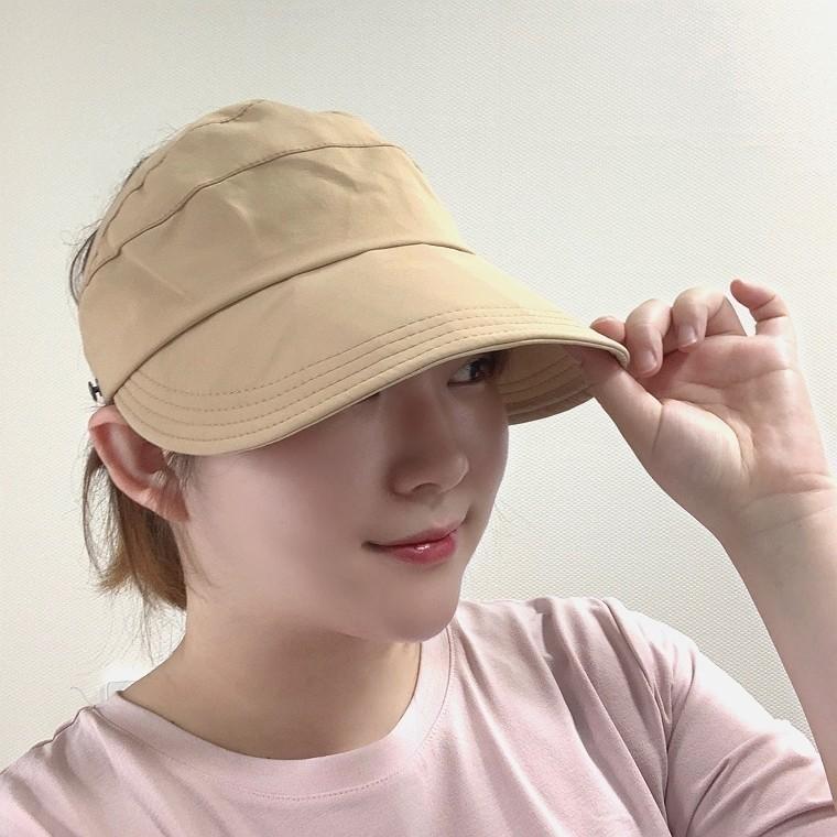 여성 경량 썬캡 모자 2컬러