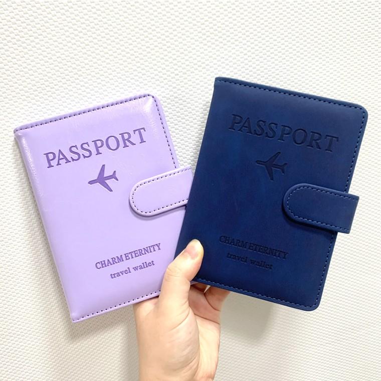 RFID 차단 해외 여행용 여권케이스 안티스키밍 여권지갑