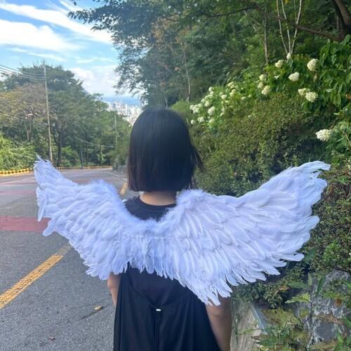 대형 천사날개 깃털 사이즈 날개 코스프레 소품 파티