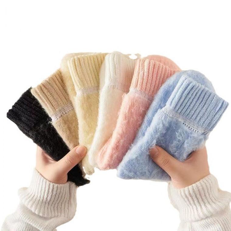 (5켤레세트) 두꺼운 기모 수면양말 산후조리양말 5종세트