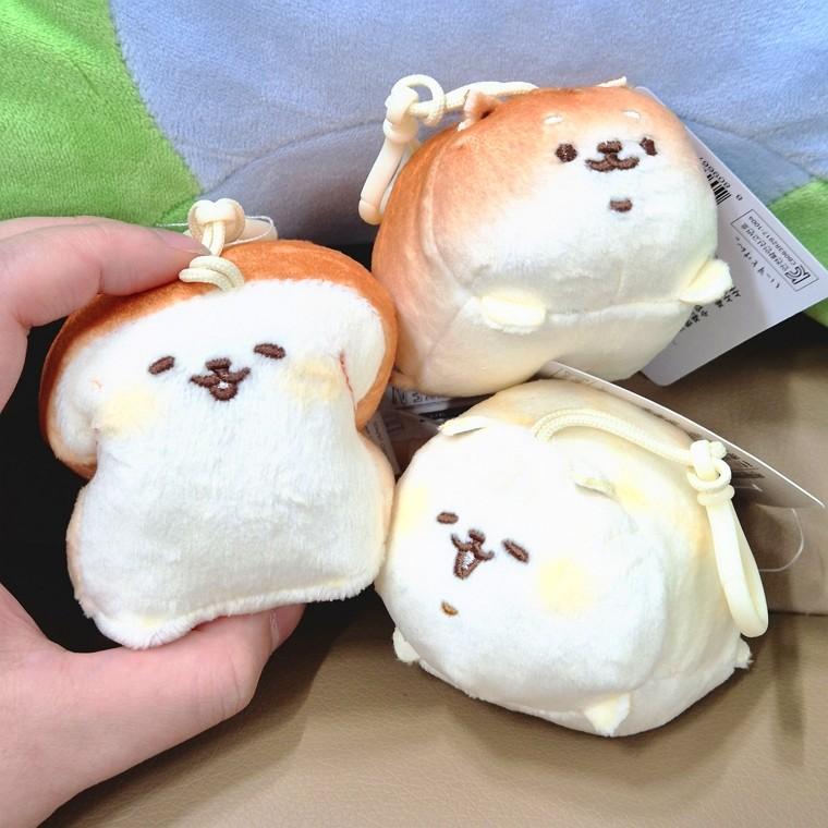 6cm 이스트겐 식빵 멍멍이 키링 1P 인형 가방 열쇠고리