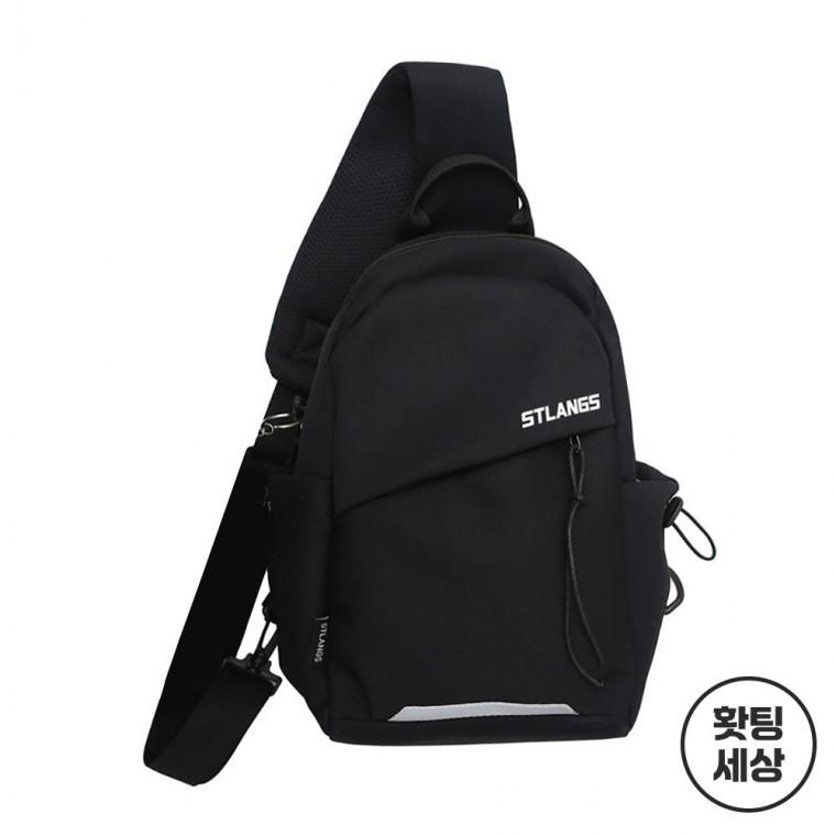 남여공용 크로스백 슬링백 힙색 배낭2 1개