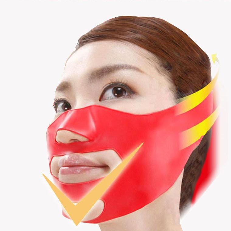 V라인 리프팅 마스크팩 얼굴 브이라인 밴드 볼살마사