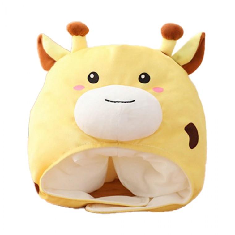 솜 동물 인형 모자 기린