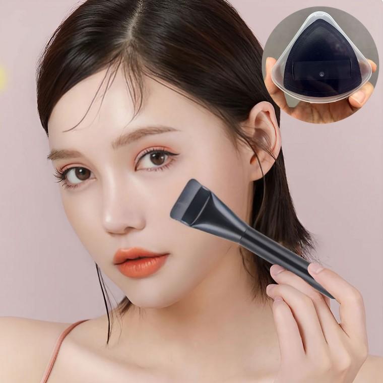 세렌디 촉촉한 밀착력 매직 퍼프와 파데 브러시 세트