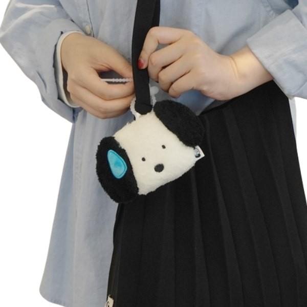 땀삐질 강아지 가방 인형 키링 [댕댕이 귀여운 백팩 차키 열쇠 고리 걸이 미니 키링인형]