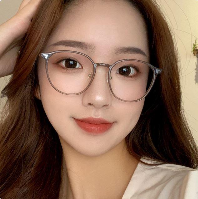 데일리 라운드 얇은 메탈 안경테