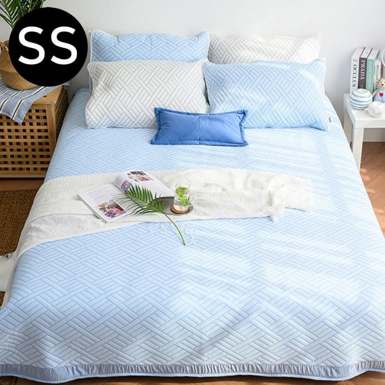 SS 블루 3중직 냉감 패드 슈퍼 싱글 침대 매트