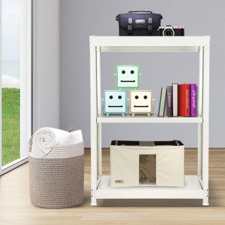 경량랙 3단 무볼트 조립식 앵글 랙선반 렉 수납장 진열대 정리대 베란다 900x450x1200