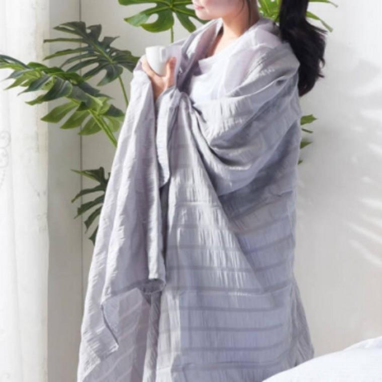 리플 S 얇은 인견필 그레이 홑이불 여름 냉감 SS 침대