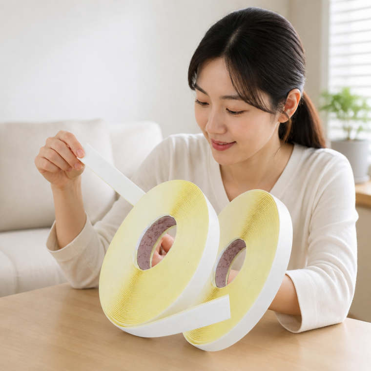 찍찍이 테이프 20M 양면 부직포 접착 롤