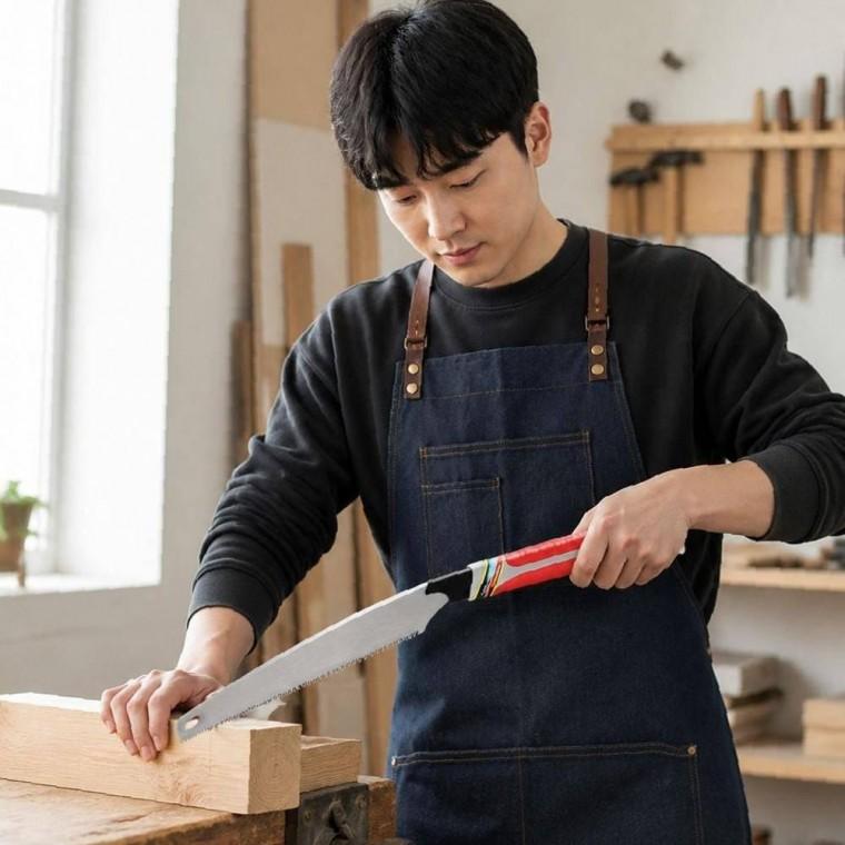 탄소공구강 접이식 원예용 전지톱 수공구 톱 외날 나무
