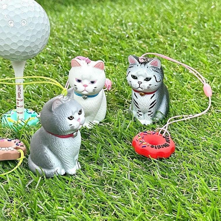 심통난고양이 도넛링 골프티걸이 4개 골프티꽂이 선물