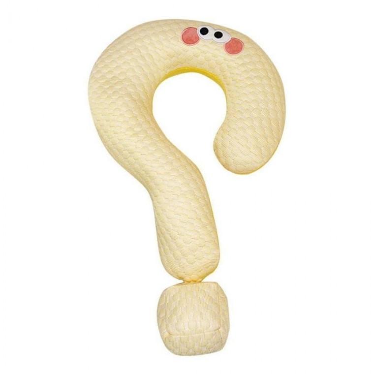 포근한 물음표 물음표쿠션 낮잠쿠션 사무실 차량용 힐링템
