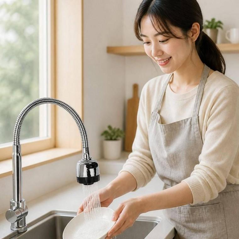 스테인리스 싱크대 헤드 수전 주방 코브라 자바라 수도꼭지
