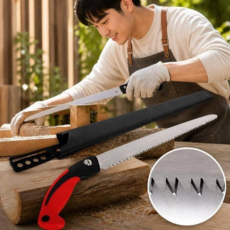 가지치기 원예 접이식 수공구 목공용 톱날 골드 전지톱