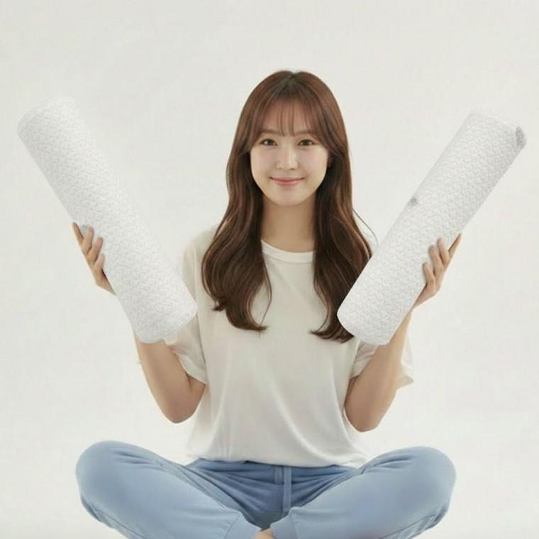 원통 경추베개 낮은 목베개 수건베개 경추쿠션 숙면베개