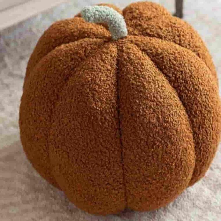 호박 디자인쿠션 28cm 등쿠션 호박쿠션 쇼파쿠션 소파쿠션 패브릭쿠션