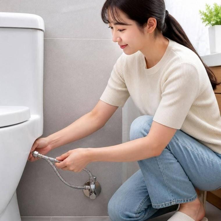 연결용 변기 수도줄 욕실 수전 급수관 고압 화장실 호스