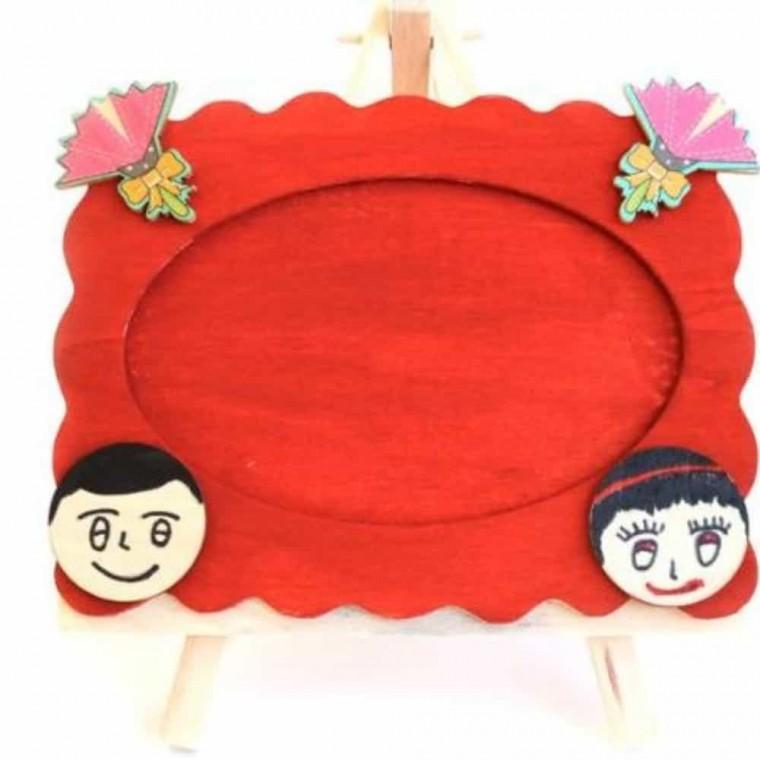 어버이날DIY [쏘잇](5명용)카네이션 가족액자 B타입 원형
