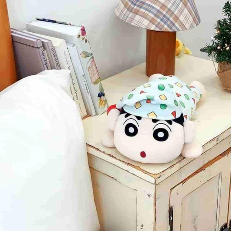 파자마짱구 바디모찌쿠션 수면인형 등쿠션 캐릭터인형