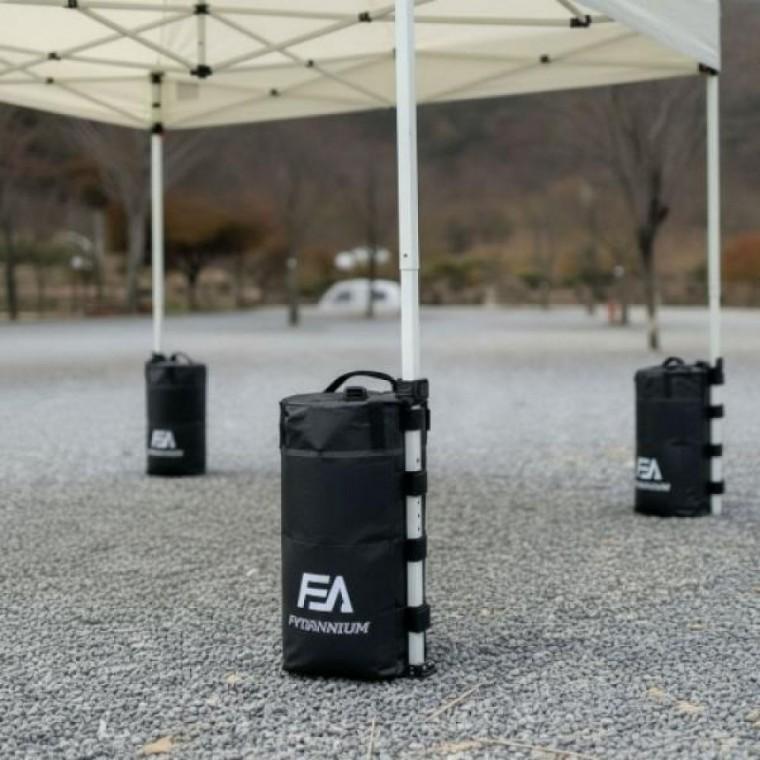 사각 고정물통 25L 홀더 고정 지지 물통 받침대 거치대 모래대체가능 워터팩 천막 파라솔 휴대용 물주머니