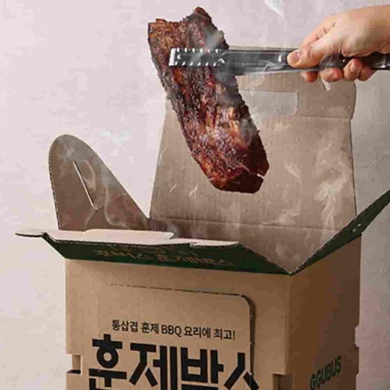 올인원 훈제박스 훈연바베큐그릴 훈제바베큐그릴 일회용바베큐그릴 캠핑용바베큐그릴 야외바베큐그릴