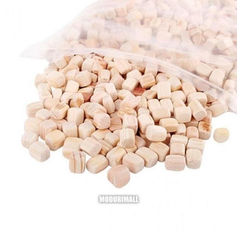 베게 속 편백 나무 사각 충전재 속통 큐브 1kg