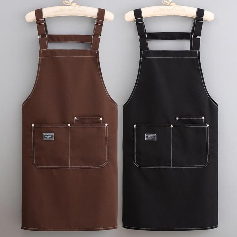 앞치마 캔버스 네일 미용실 카페 디자인 카페 미용실 앞치마 홈패브릭