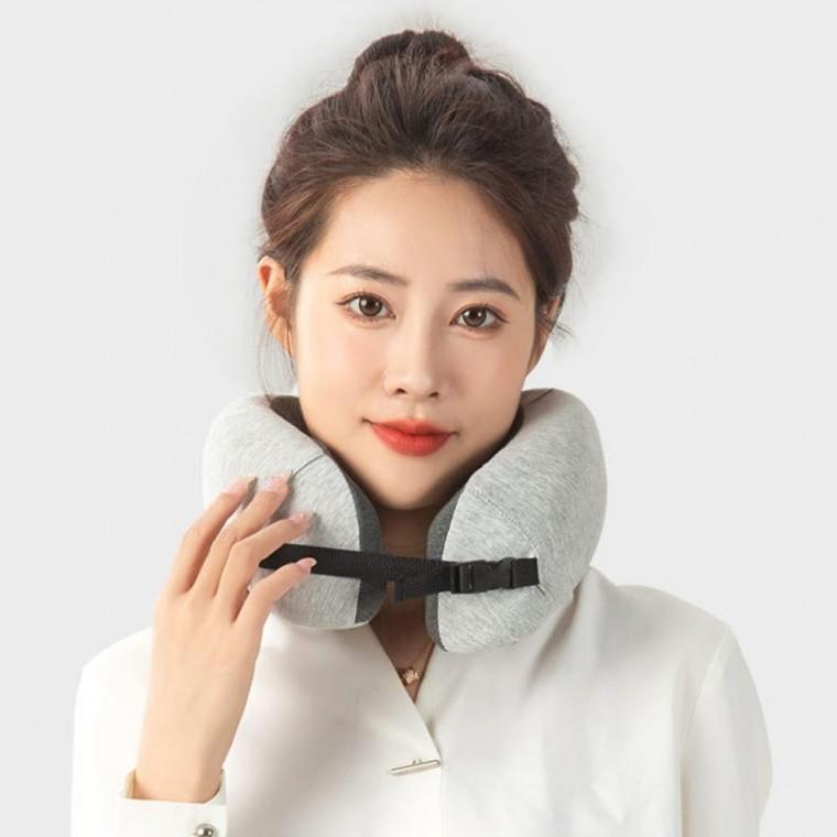 목쿠션 기내용목배게 메모리폼목쿠션