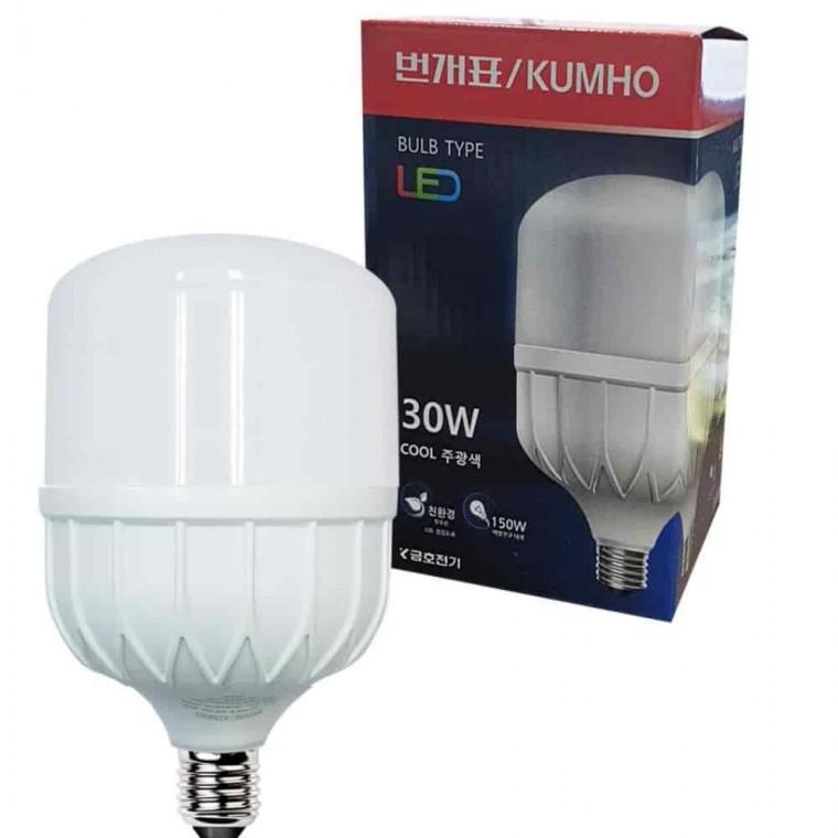 주광색전구 볼램프 공장조명 LED램프 30W 공장등