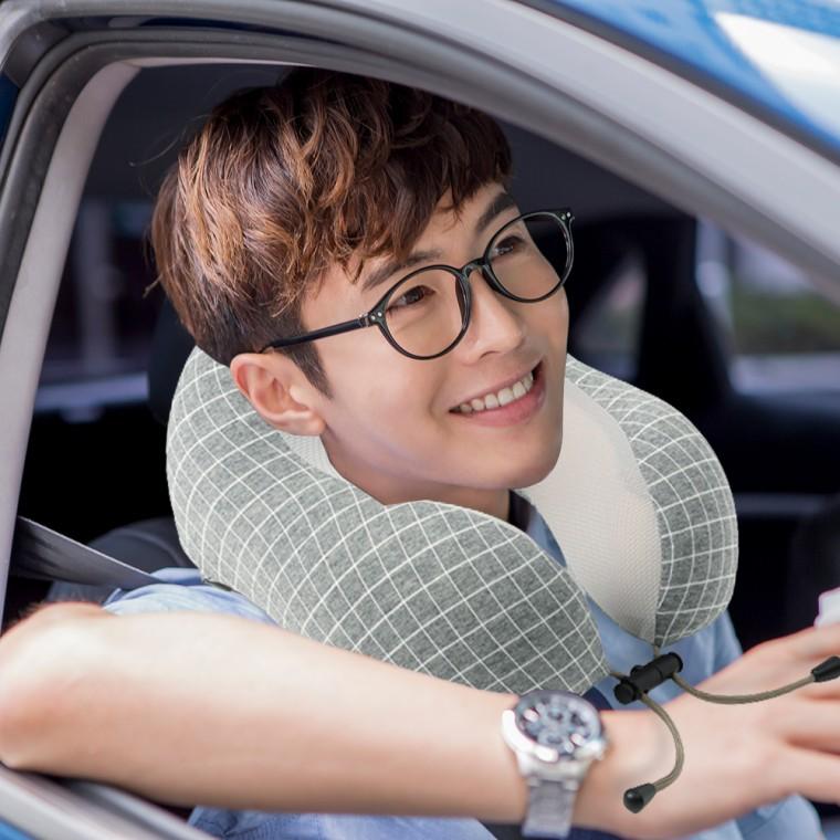 소프트 메모리폼 목베개(그레이) 목쿠션
