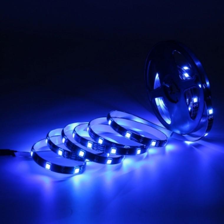 LED RGB 스트립 조명 3M 리모컨 포함 무드등 데스크테리어
