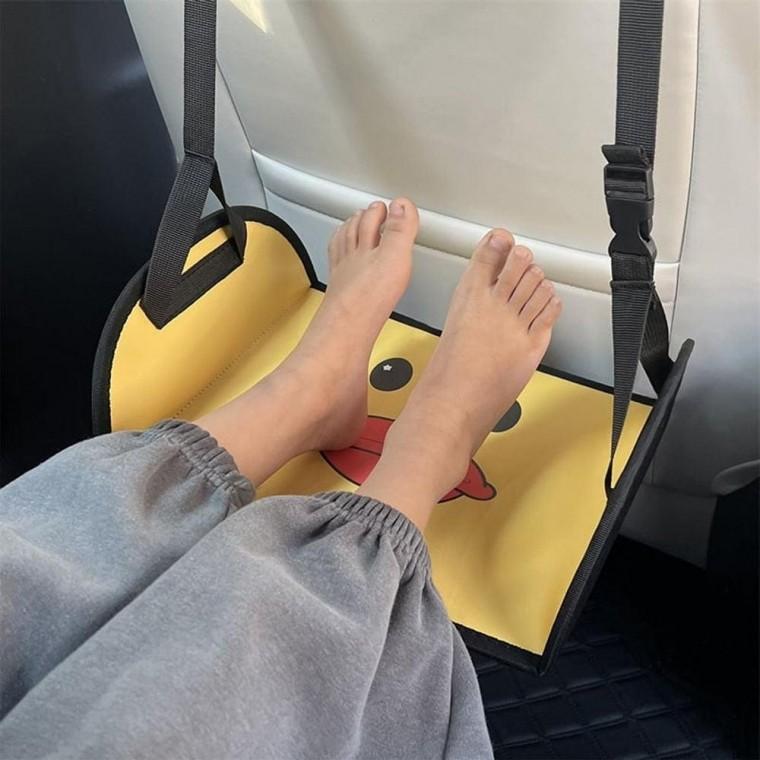 차량용 뒷좌석 다리 지지대 사무실 책상 밑 발받침대 발판 다리받침