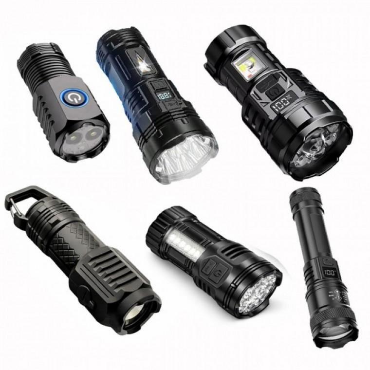 LED COB 충전식 미니 랜턴 야외 손전등 후레쉬