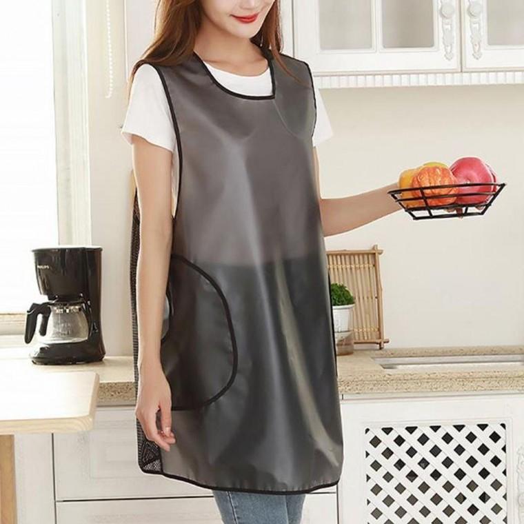 TPU 방수 앞치마 주방 식당 업소용 작업용 포켓 100cm 카페 공방 남자 위생 코팅