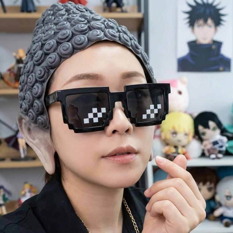 리빙러빙 인싸템 석가모니 수영모 부처님 코스프레 킹받는 쓸데없는 쓸모없는 웃긴 선물