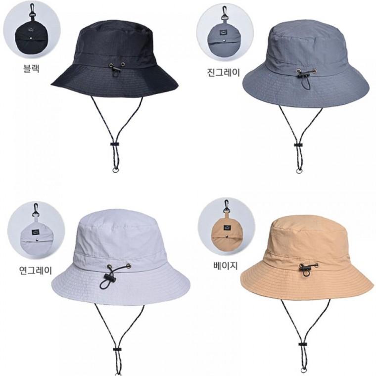 포켓 방수 버킷햇 초경량 방수모자 레인햇 여름 등산모자