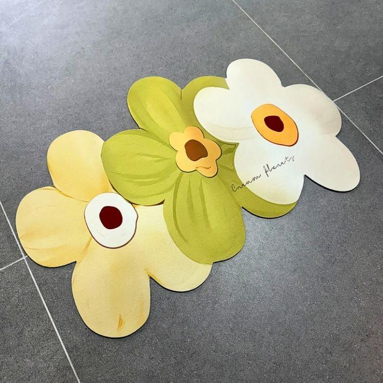 60cm x 40cm 물기흡수 규조토 발매트 욕실 주방 현관